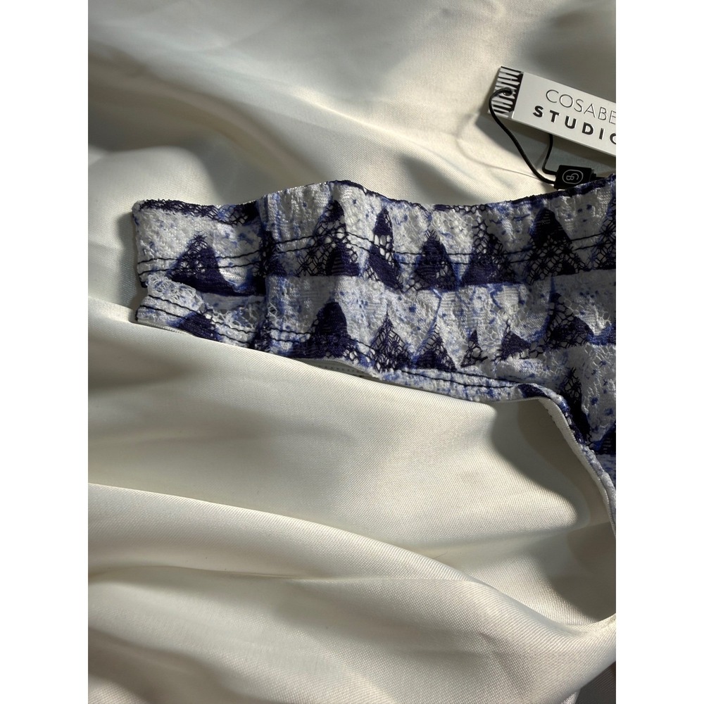 CosaBella‎ Men's Printed Lace G-String Thong Sheer Designer Underwear Luxury XL - Picture 7 of 12